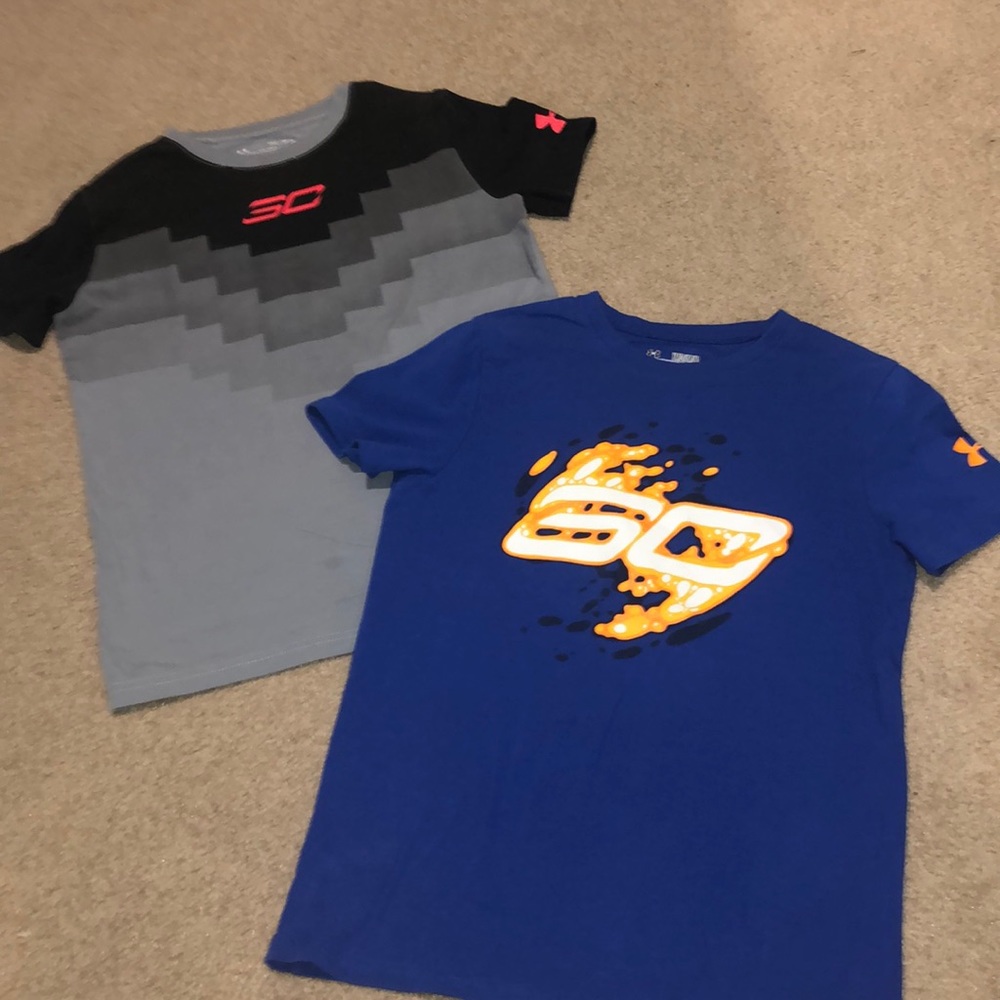 youth boys UnderArmour t-shirts